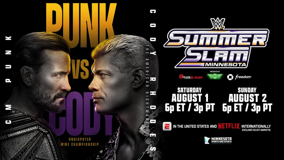 ¡La batalla 'más caliente del verano'! CM Punk defenderá su campeonato de WWE ante Cody Rhodes en SummerSlam