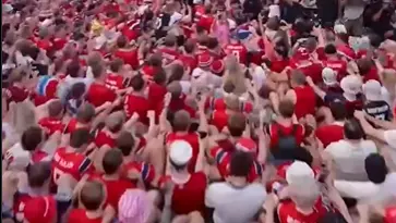 Afición de Noruega en Miami | CAPTURA DE PANTALLA