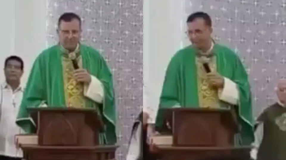 El sacerdote pidió a los asistentes permanecer dentro de la iglesia durante la balacera / Especial