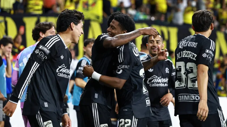 Jugadores de América en celebración en la Leagues Cup 2026 | MEXSPORT