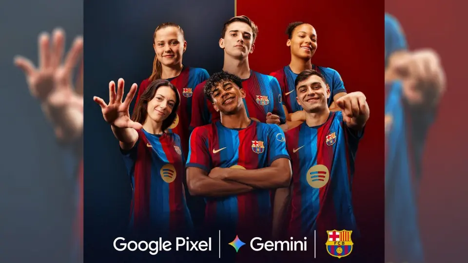 Barcelona anunció alianza comercial con Google Pixel y Gemini | X: @FCBarcelona