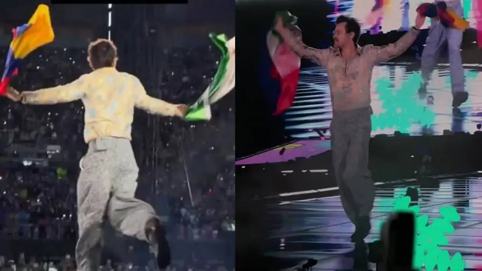 Harry Styles recordó a Colombia durante su presentación en la Ciudad de México / Especial