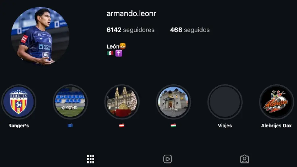 Instagram de Armando León | CAPTURA DE PANTALLA