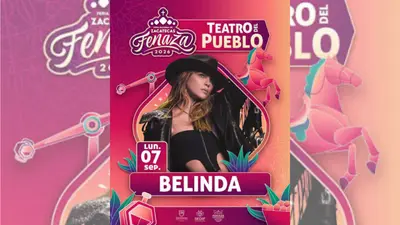 ¡Belinda dará concierto GRATIS! Esta es la fecha y las canciones que podría cantar en la FENAZA 2026