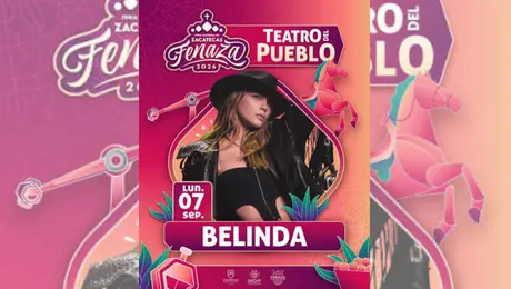 ¡Belinda dará concierto GRATIS! Esta es la fecha y las canciones que podría cantar en la FENAZA 2026