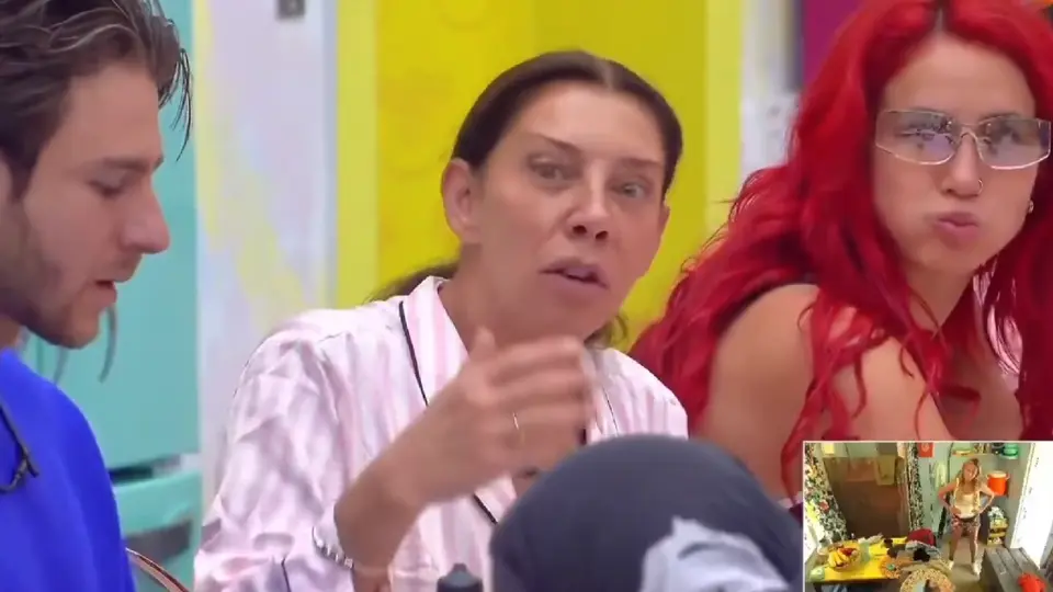 Cynthia Klitbo volvió a reclamar el tiradero que dejan en la cocina y eso molestó a Aldo Rendón / Especial