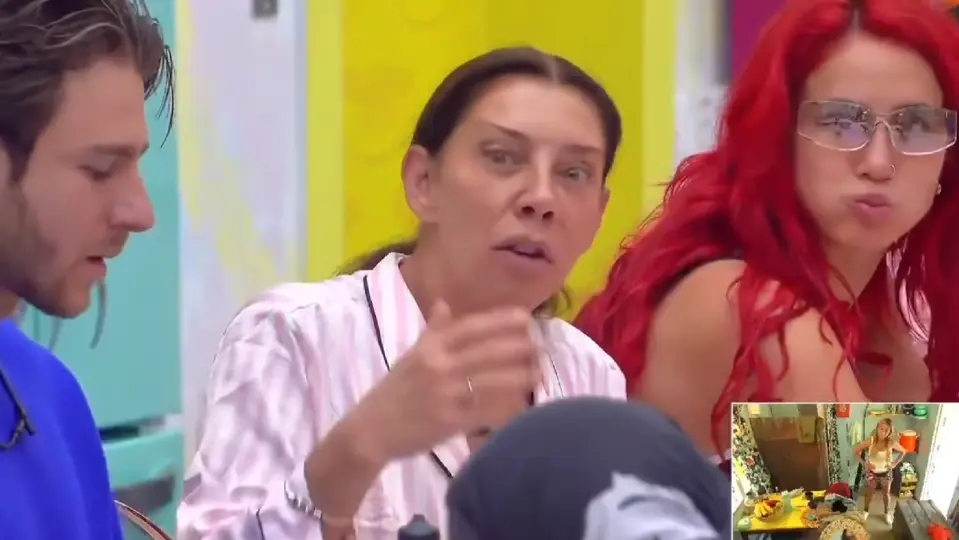 Cynthia Klitbo volvió a reclamar el tiradero que dejan en la cocina y eso molestó a Aldo Rendón / Especial