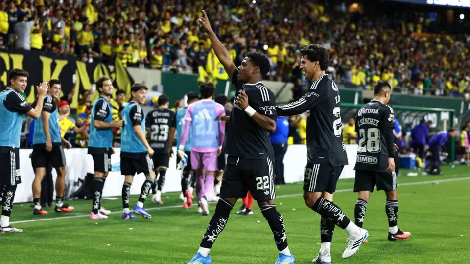 Jugadores de América en celebración en la Leagues Cup 2026 | MEXSPORT