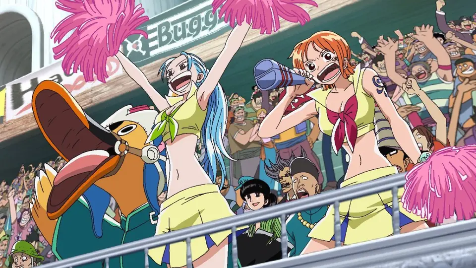 Vivi y Nami en el corto animado 'Rey de futbol de ensueño' de One Piece | X: @ToeiAnimationLA