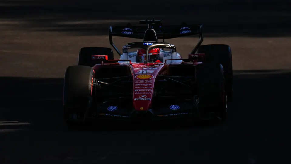 Charles Leclerc, piloto de Ferrari, tras prácticas libres del GP de España | AP