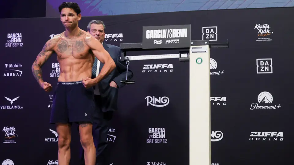 Ryan García es el campeón de la categoría welter | AP