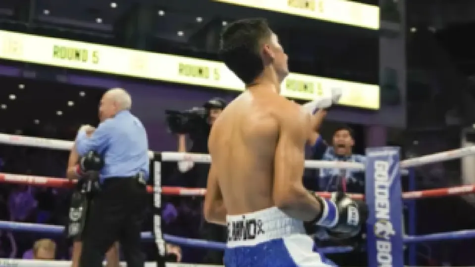 Sergio Mendoza nuveo campeón unificado en peso mosca del CMB y AMB| CAPTURA DE PANTALLA