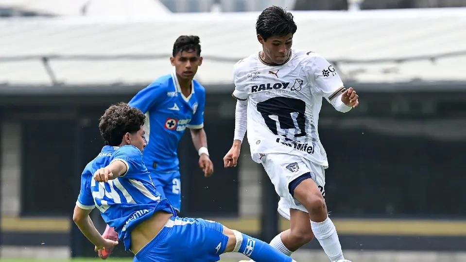 La Sub 21 en el Pumas vs Cruz Azul dentro de la J11 del Apertura 2026 | X:@PumasMXCantera