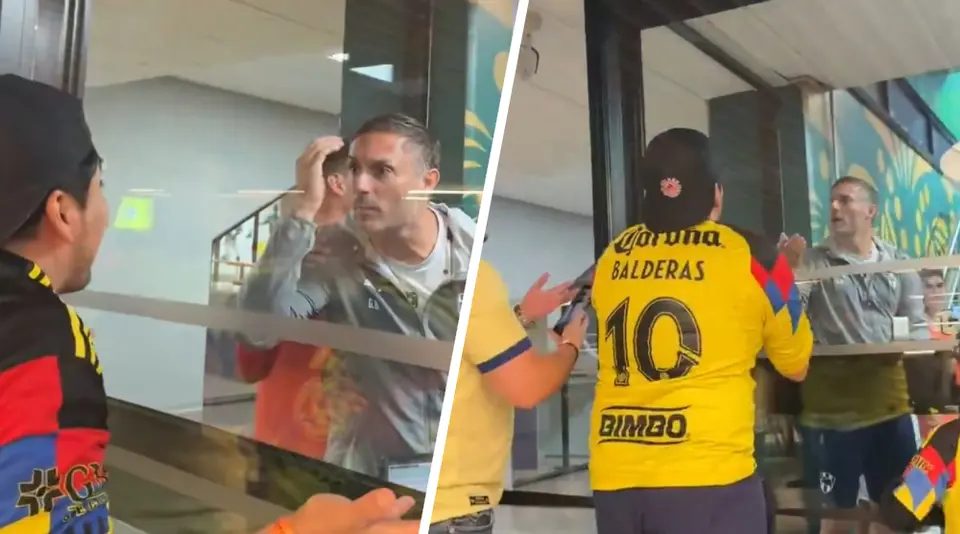 Aficionados del América insultaron a cuerpo técnico de Rayados | Captura @alansmodernlife