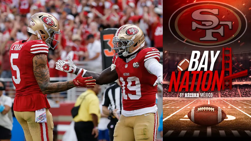 Mike Evans y Deebo Samuel, receptores de los San Francisco 49ers, en partido | AP