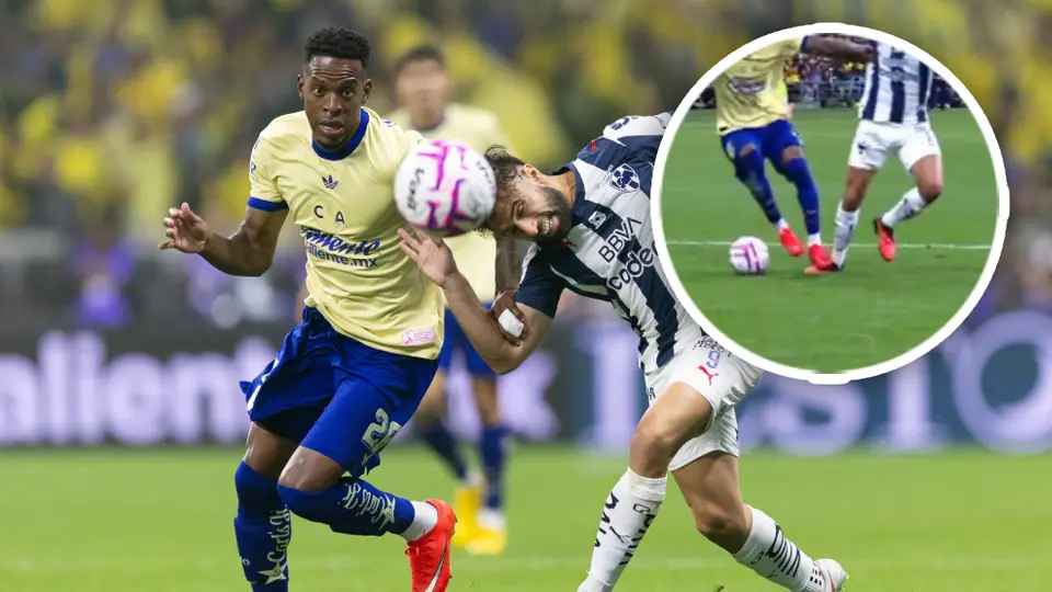¿Regalo de aniversario? Árbitro y VAR perdonan penal al América ante Rayados