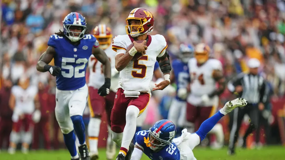 Giants y Commanders protagonizan dos de los últimos tres juegos empatados que se han presentado en la NFL
