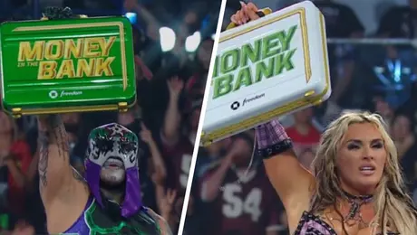 Resultados de Money in the Bank 2026: Penta y Tiffany Strattom son los ganadores del maletín