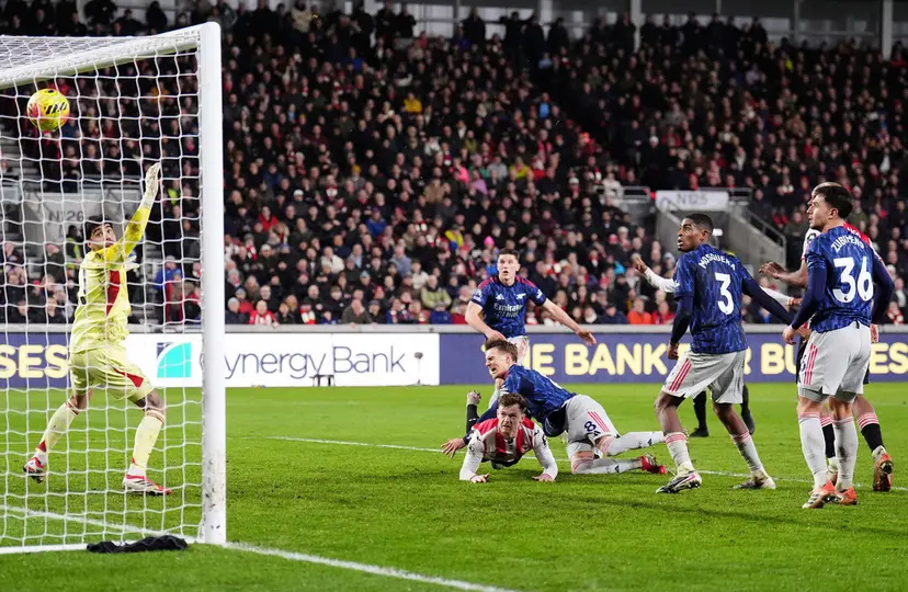 Momentos del cotejo entre Brentford y Arsenal | AP