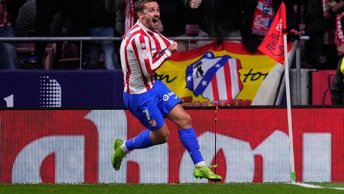 Griezmann celebra gol ante el Barcelona | AP