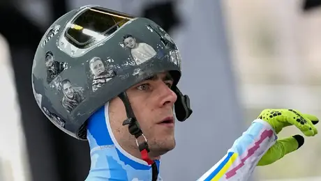 Descalifican a Vladyslav Heraskevych de los Juegos Olímpicos de Invierno por un casco en honor a los caídos en la guerra