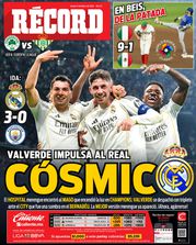 Portada RÉCORD 12 de Marzo de 2026