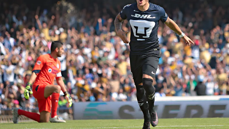 Nicolás Castillo con Pumas en el Clausura 2017 | IMAGO7
