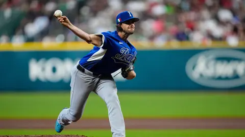 Aaron Nola, pitcher de Italia, brilló en su actuación ante México | AP