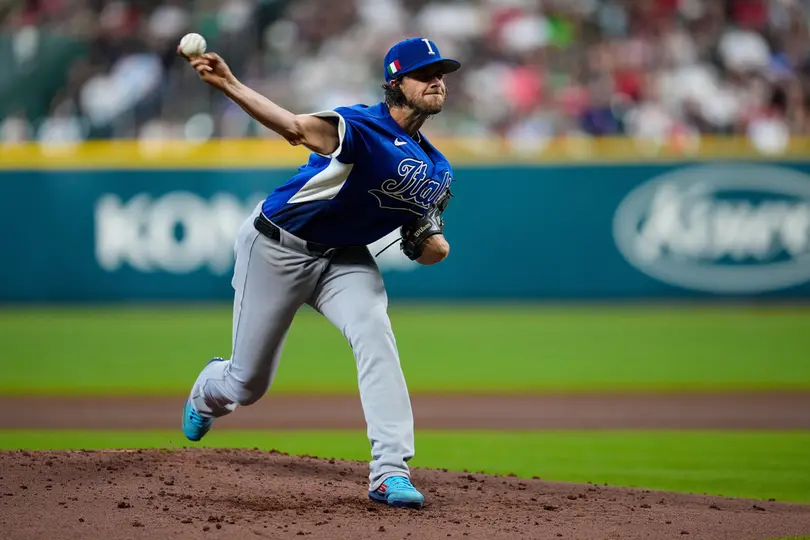 Aaron Nola, pitcher de Italia, brilló en su actuación ante México | AP