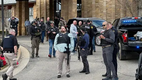 Abaten a tirador en sinagoga de Michigan tras ataque con vehículo y fusil