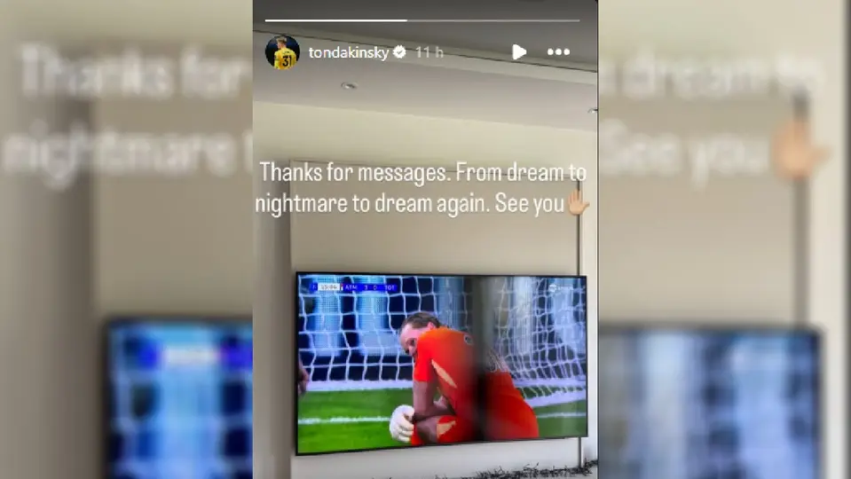 Kinsky lanzó un mensaje tras su actuación en Champions | CAPTURA
