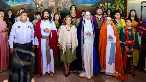 La representación de la Pasión de Cristo en Iztapalapa celebrará en 2026 su edición número 183 durante la Semana Santa. / @ALEIDAALAVEZ