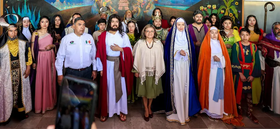 La representación de la Pasión de Cristo en Iztapalapa celebrará en 2026 su edición número 183 durante la Semana Santa. / @ALEIDAALAVEZ