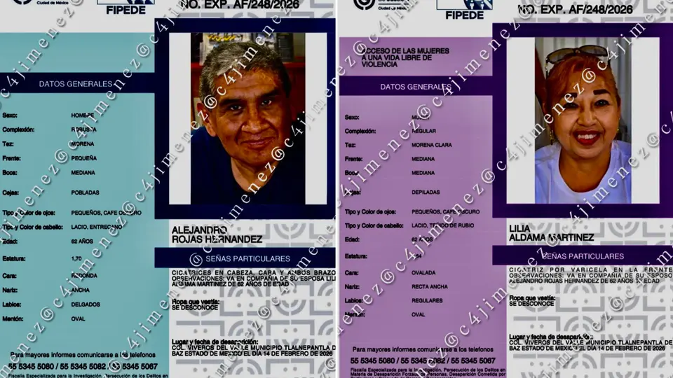 Alejandro y Lilia habían sido reportados como desaparecidos desde el 14 de febrero. / @c4jimenez