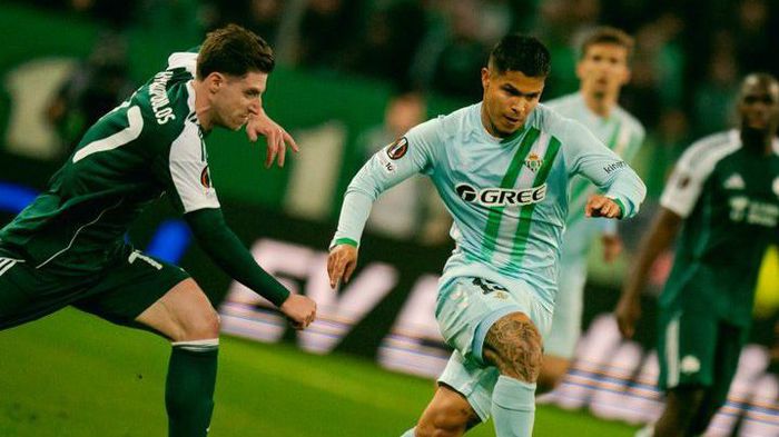 Betis perdió 1-0 contra Panathinaikos en la ida de los Octavos e Final de la Europa League | AP