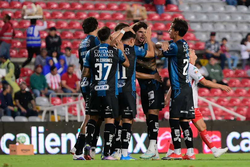 Querétaro celebra su gol ante Necaxa en el Clausura 2026 | IMAGO7