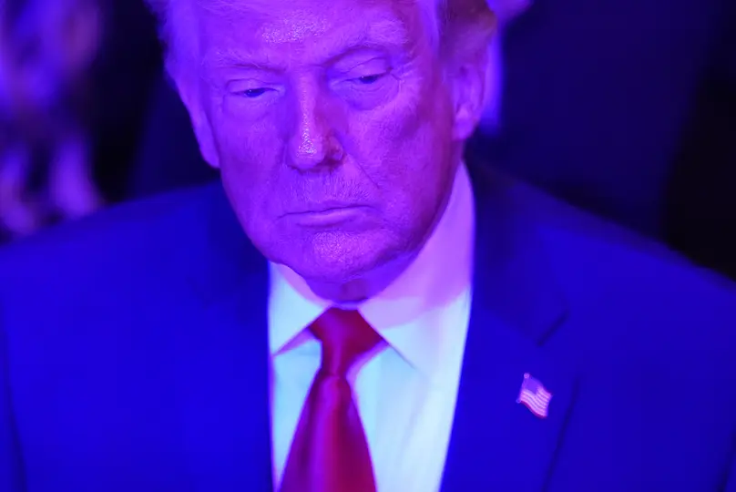 Donald Trump presente en la función de UFC 327 | AP