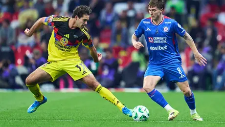 América y Cruz Azul empatan en el primer Clásico Joven del Estadio Banorte