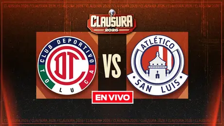 Toluca vs Atlético San Luis LIGA MX Clausura 2026 Jornada 14