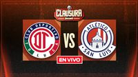Toluca vs Atlético San Luis LIGA MX Clausura 2026 Jornada 14