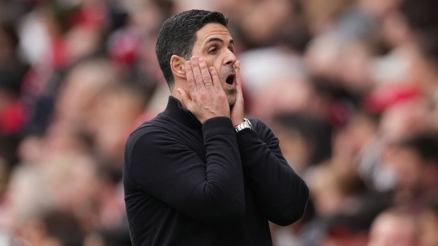 Mikel Arteta en la derrota de Arsenal en la Premier League | AP