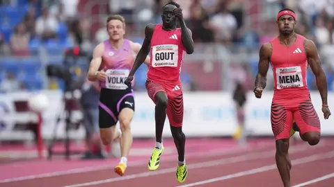 Gout Gout en durante el Golden Spike en 2025 | AP