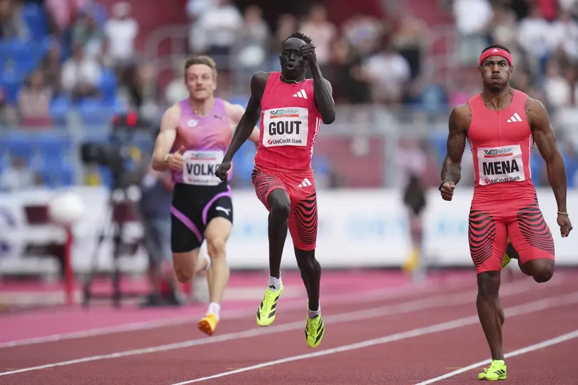 Gout Gout en durante el Golden Spike en 2025 | AP