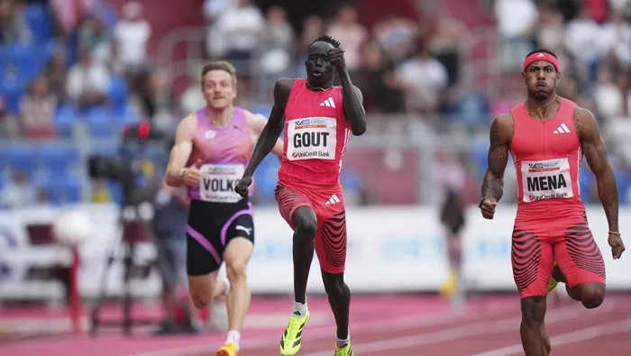 Gout Gout en durante el Golden Spike en 2025 | AP