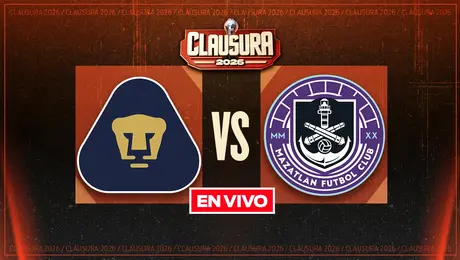 Pumas vs Mazatlán Liga MX Clausura 2026 Jornada 14