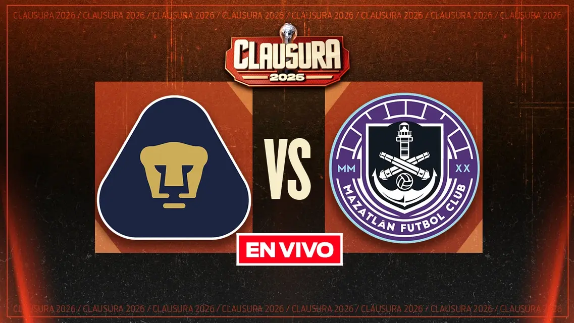 Pumas vs Mazatlán Liga MX Clausura 2026 Jornada 14