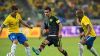 Rafa Márquez en un amistoso de México contra Brasil en 2015 | MEXSPORT