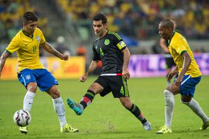 Rafa Márquez en un amistoso de México contra Brasil en 2015 | MEXSPORT