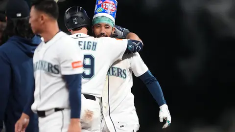 Mariners celebra victoria ante los Astros de Houston I AP