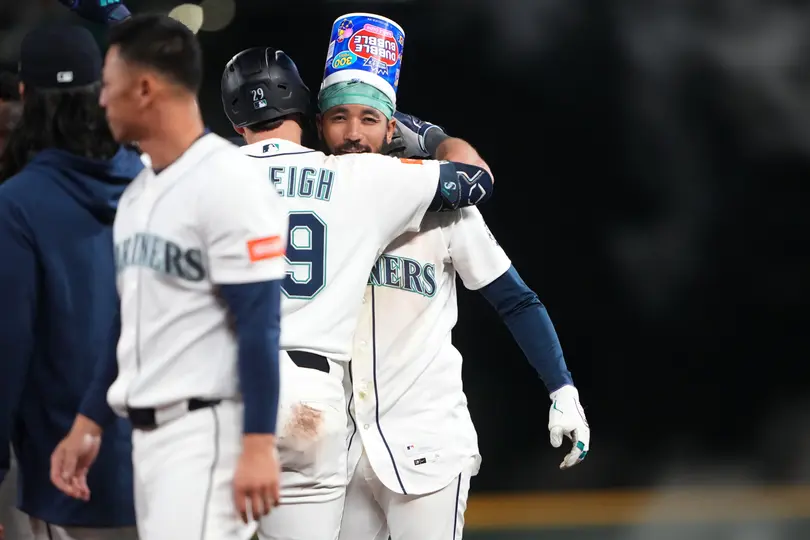 Mariners celebra victoria ante los Astros de Houston I AP